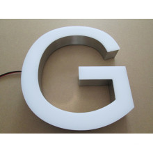Acryl hergestellt, beleuchtete LED-Kanal Facelit Brief Werbebrief